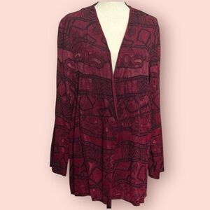 3/$10 Signet Blazer 14 Maroon Jacket Vintage